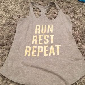 RUN REST REPEAT Tank top